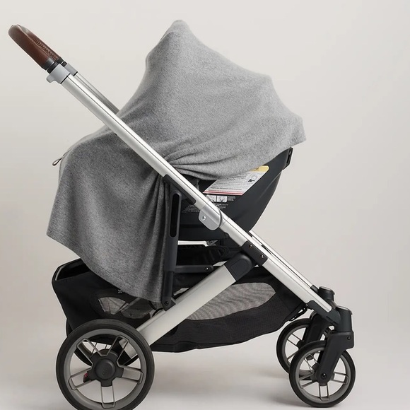 NWT Quince Women's Mongolian Cashmere Nursing Shawl Heather Grey One Size - Picture 13 of 13